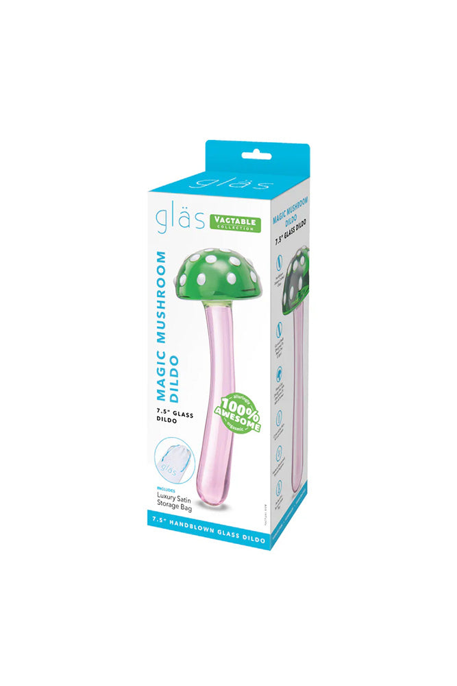 Gläs - Magic Mushroom 7.5" Glass Dildo - Stag Shop