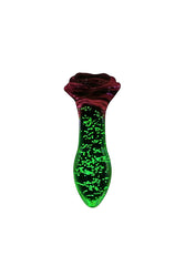 Cousins Group - Intimately GG - GG Glass Rose Anal Plug - Glow in the Dark/Pink - Stag Shop