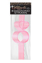 Little Genie - Glitterati Diamond Silly Straws - 8pk - Stag Shop