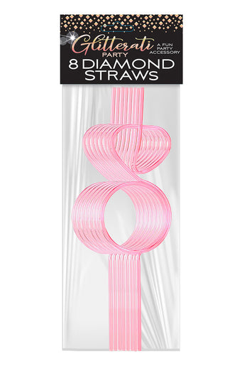 Little Genie - Glitterati Diamond Silly Straws - 8pk - Stag Shop