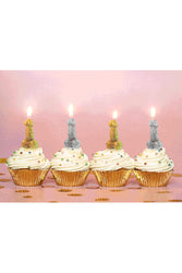 Little Genie - Glitterati Penis Candles - Silver/Gold - Stag Shop