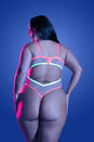 Fantasy Lingerie - Glow Full Gauge Teddy - Stag Shop
