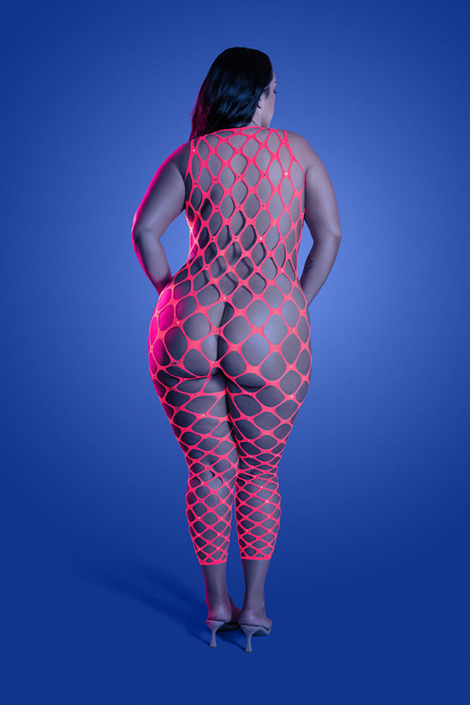 Fantasy Lingerie - Want It All Reversible Bodystocking & Pasties - Stag Shop