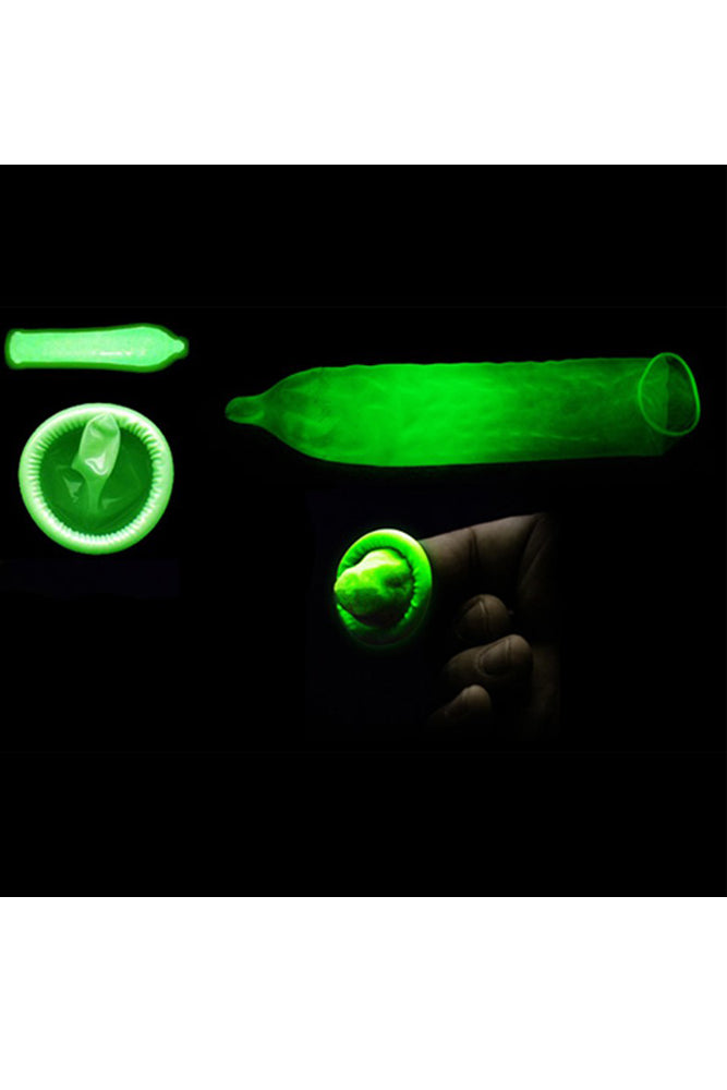 Night Light Glow in the Dark Lubricated Condom - Singles - Stag Shop