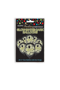 Thumbnail for Little Genie - Happy Fucking Birthday Glow In The Dark Balloons - Stag Shop