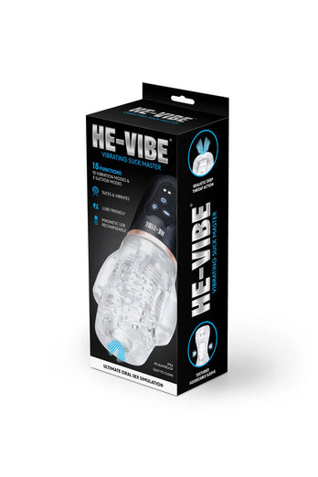 He-Vibe - Vibrating Suck Master Vibrating & Suction Masturbator - Stag Shop