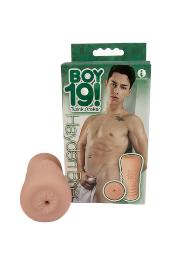 Icon Brands - BOY 19 Teen Twink - Hayden Brier - Custom Anal Masturbator - Stag Shop