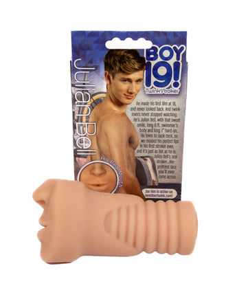 Icon Brands - BOY 19 Teen Twink - Julian Bell - Custom Oral Masturbator - Stag Shop