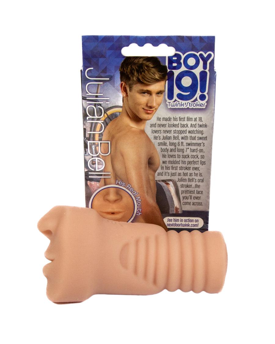 Icon Brands - BOY 19 Teen Twink - Julian Bell - Custom Oral Masturbator - Stag Shop