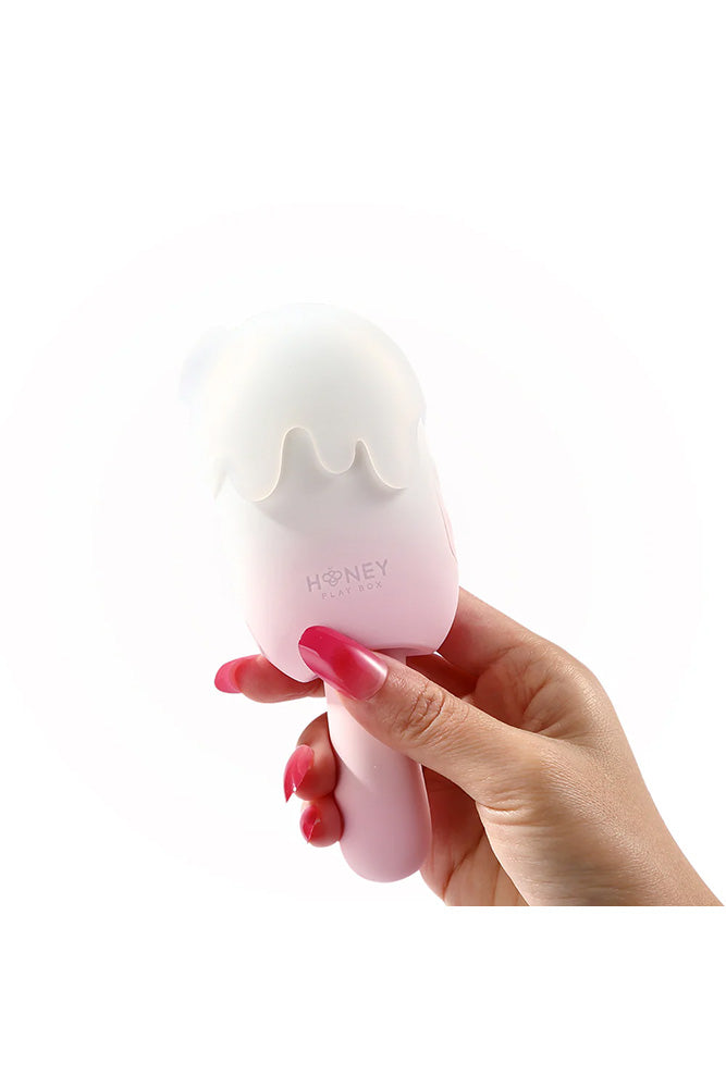 Honey Play Box - Bite Me Sucking, Tapping & Swinging Vibrator - Pink - Stag Shop