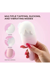 Honey Play Box - Bite Me Sucking, Tapping & Swinging Vibrator - Pink - Stag Shop