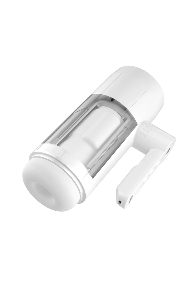 Honey Play Box - Blanche Thrusting & Vibrating Automatic Masturbator - White - Stag Shop