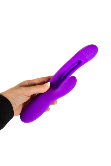 Honey Play Box - Bora Tapping G-Spot Rabbit Vibrator - Purple - Stag Shop