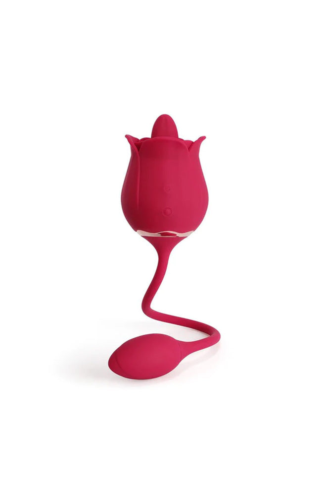 Honey Play Box - Fiona Licking Rose & Vibrating Egg - Red - Stag Shop