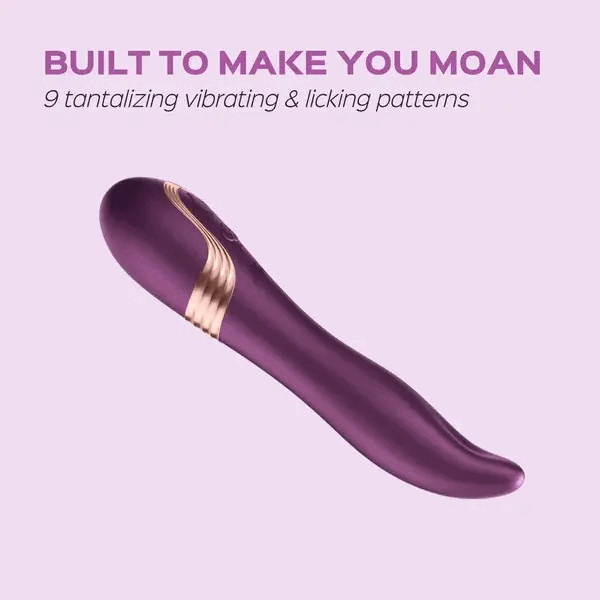 Honey Play Box - Fling App-Controlled Flicking Tongue Vibrator - Purple - Stag Shop