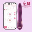 Honey Play Box - Fling App-Controlled Flicking Tongue Vibrator - Purple - Stag Shop