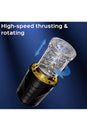 Honey Play Box - Gale Rotating & Thrusting Masturbator - Black/Clear - Stag Shop