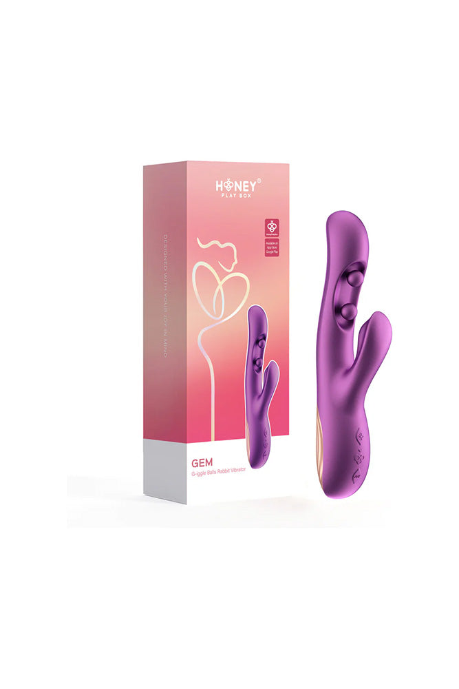 Honey Play Box - Gem App Controlled Dual Vibrator - Stag Shop