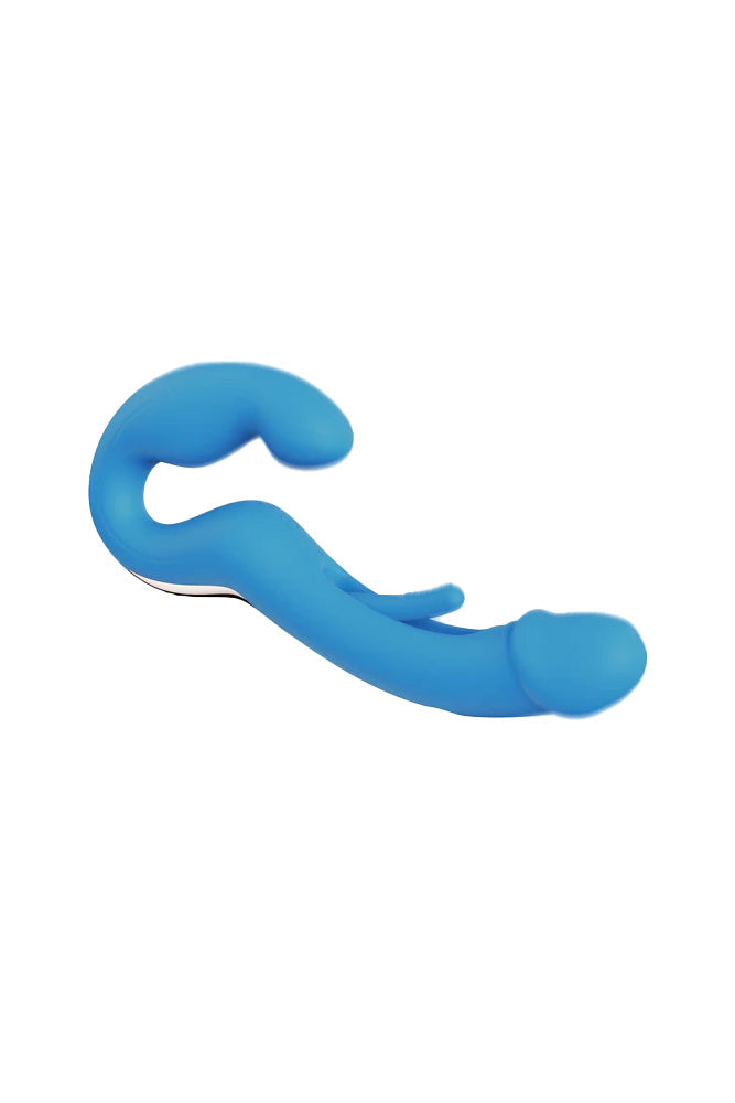 Honey Play Box - Harmony Duo App-Controlled Strapless Strap-on - Blue - Stag Shop