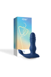 Honey Play Box - Jaden Thrusting Prostate Massager with Remote Control - Blue - Stag Shop