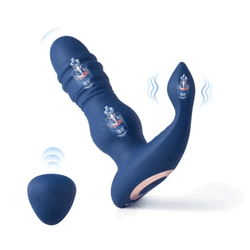 Honey Play Box - Jaden Thrusting Prostate Massager with Remote Control - Blue - Stag Shop