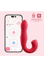 Honey Play Box - Joi Thrust 2 Dual Vibrator With Flickering Tongue - Red - Stag Shop