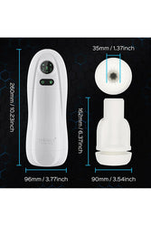 Honey Play Box - Kai 2 Vibrating & Sucking Stroker - White - Stag Shop