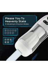 Honey Play Box - Kai 2 Vibrating & Sucking Stroker - White - Stag Shop
