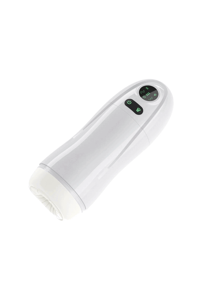 Honey Play Box - Kai 2 Vibrating & Sucking Stroker - White - Stag Shop