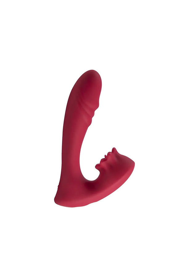Honey Play Box - Lacy - G Spot Vibrator with Flicking Tongue - Red - Stag Shop