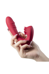 Honey Play Box - Lacy - G Spot Vibrator with Flicking Tongue - Red - Stag Shop