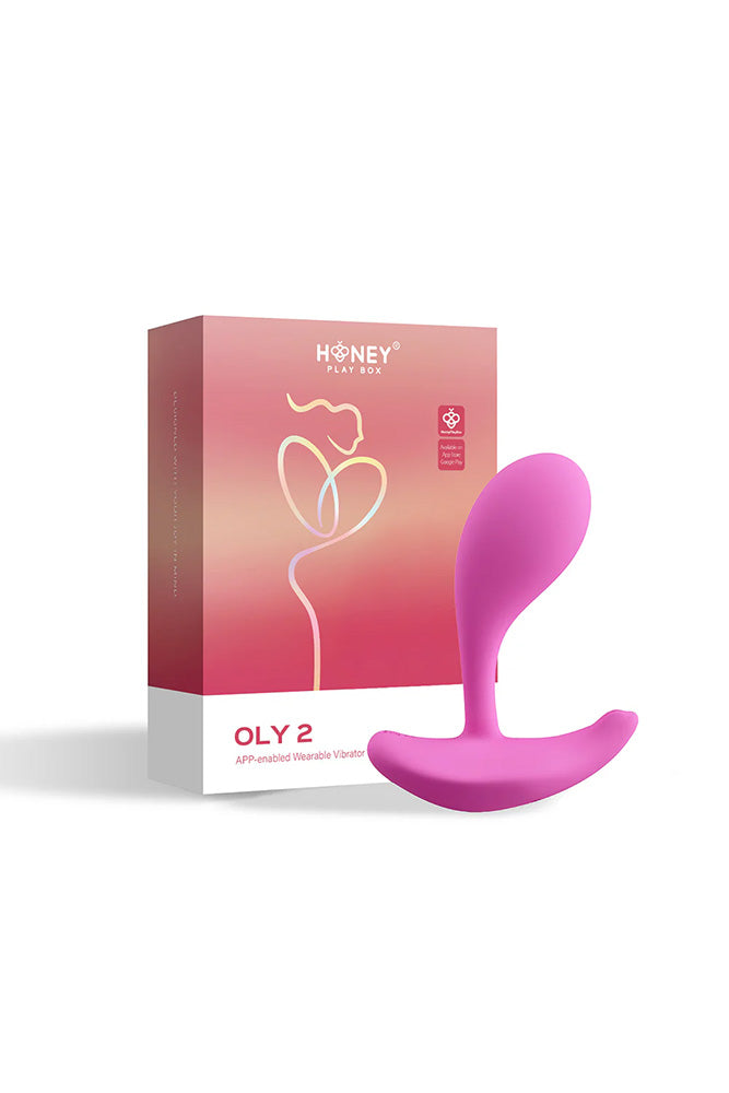 Honey Play Box - Oly 2 App Enabled Wearable Clit And G-Spot Vibrator - Pink - Stag Shop