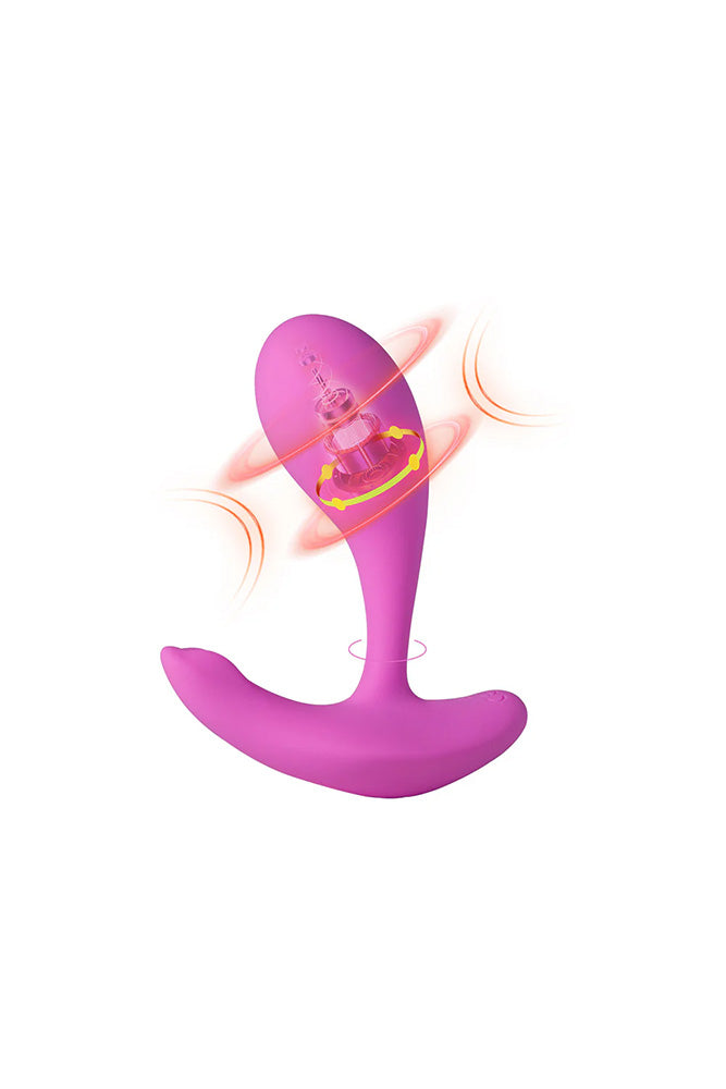 Honey Play Box - Oly 2 App Enabled Wearable Clit And G-Spot Vibrator - Pink - Stag Shop