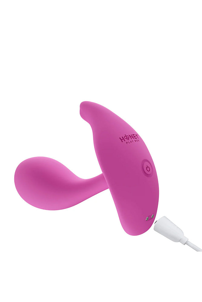 Honey Play Box - Oly 2 App Enabled Wearable Clit And G-Spot Vibrator - Pink - Stag Shop