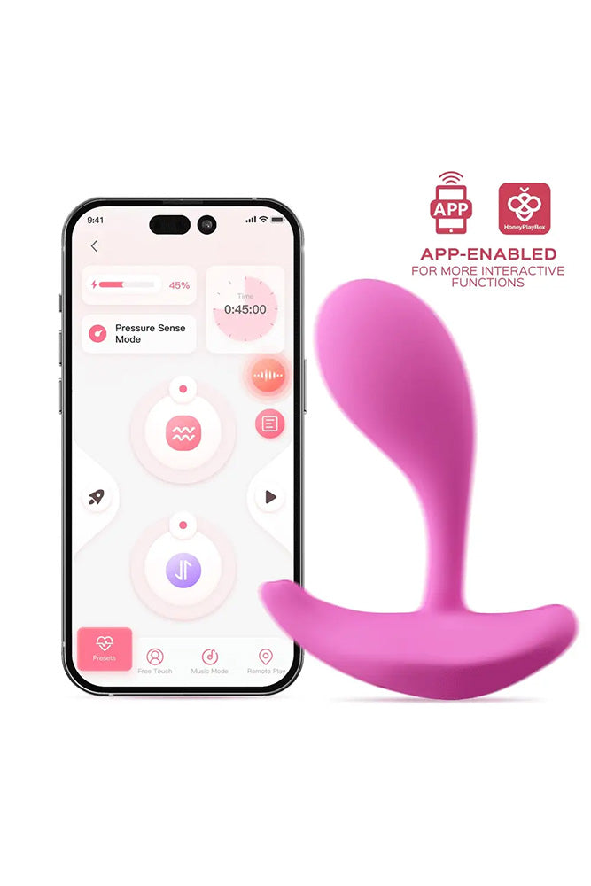 Honey Play Box - Oly 2 App Enabled Wearable Clit And G-Spot Vibrator - Pink - Stag Shop