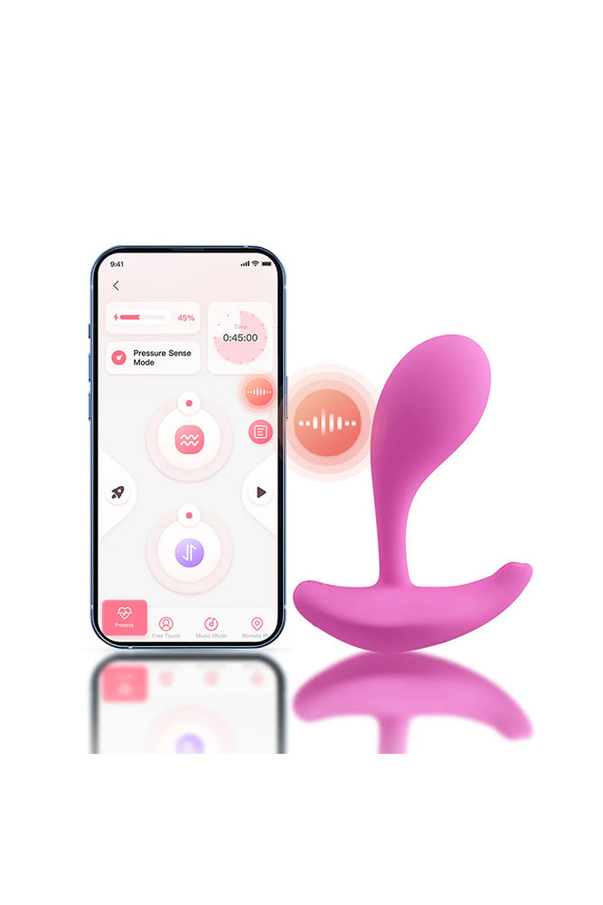 Honey Play Box - Oly 2 App Enabled Wearable Clit And G-Spot Vibrator - Pink - Stag Shop