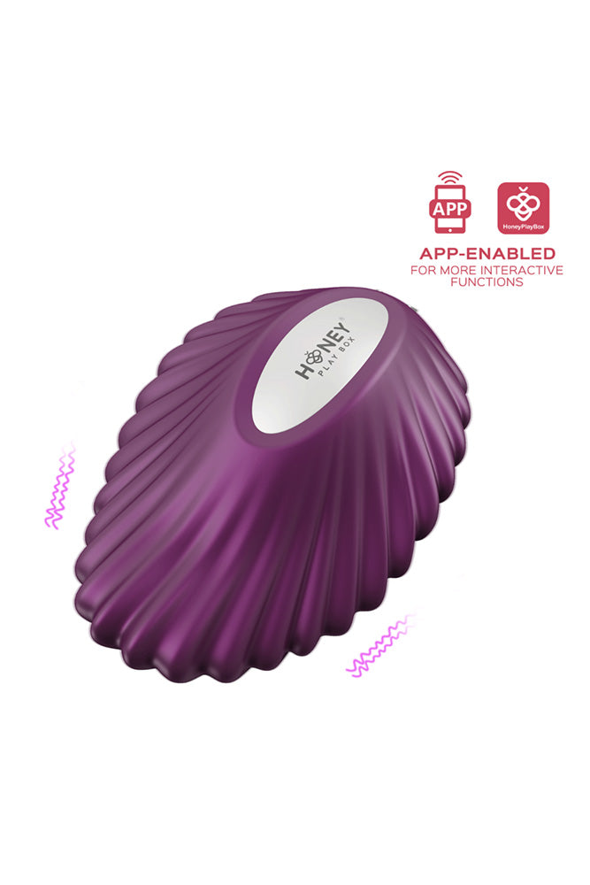 Honey Play Box - Pearl App-Controlled Magnetic Panty Vibrator - Purple - Stag Shop