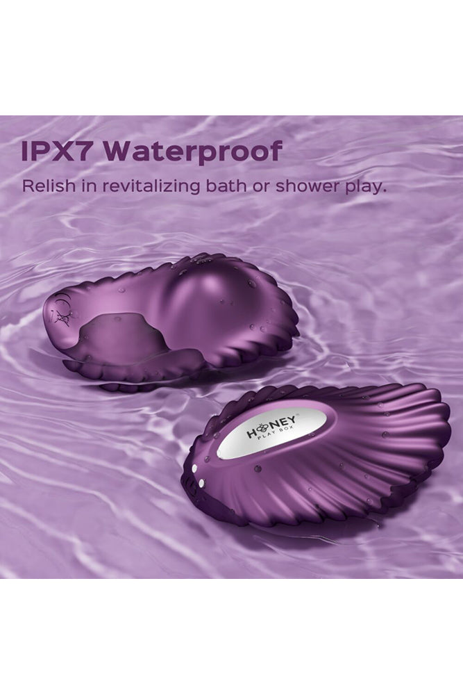 Honey Play Box - Pearl App-Controlled Magnetic Panty Vibrator - Purple - Stag Shop