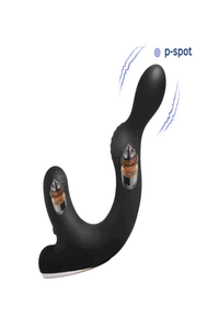 Thumbnail for Honey Play Box - Rocky Vibrating Prostate Massager with Remote Control - Black - Stag Shop