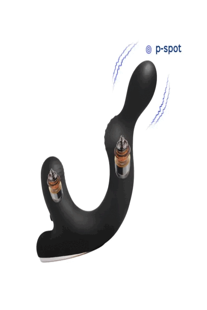 Honey Play Box - Rocky Vibrating Prostate Massager with Remote Control - Black - Stag Shop
