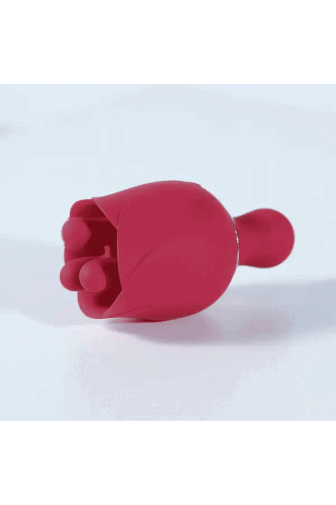 Honey Play Box - Rosewyn Rotating Rose Vibrator - Red - Stag Shop