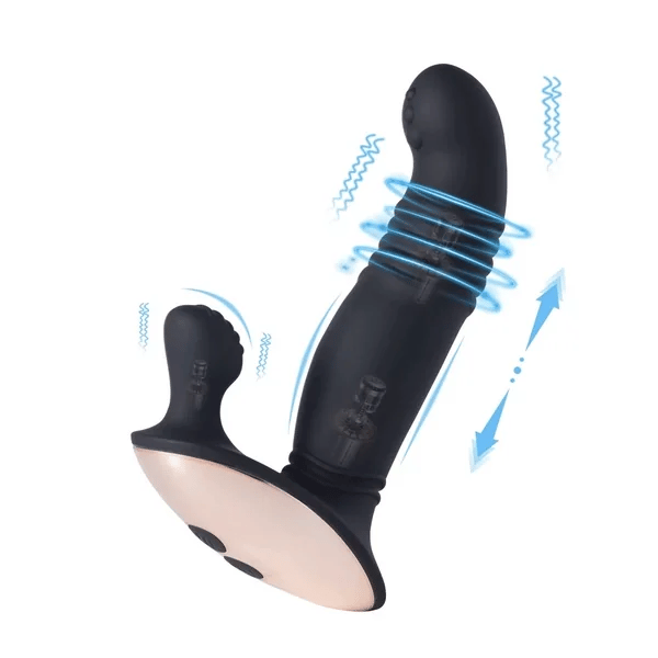 Honey Play Box - Royal Thrusting Prostate Massager with Remote Control - Black - Stag Shop