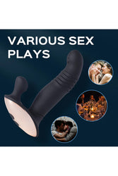 Honey Play Box - Royal Thrusting Prostate Massager with Remote Control - Black - Stag Shop
