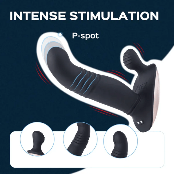Honey Play Box - Royal Thrusting Prostate Massager with Remote Control - Black - Stag Shop