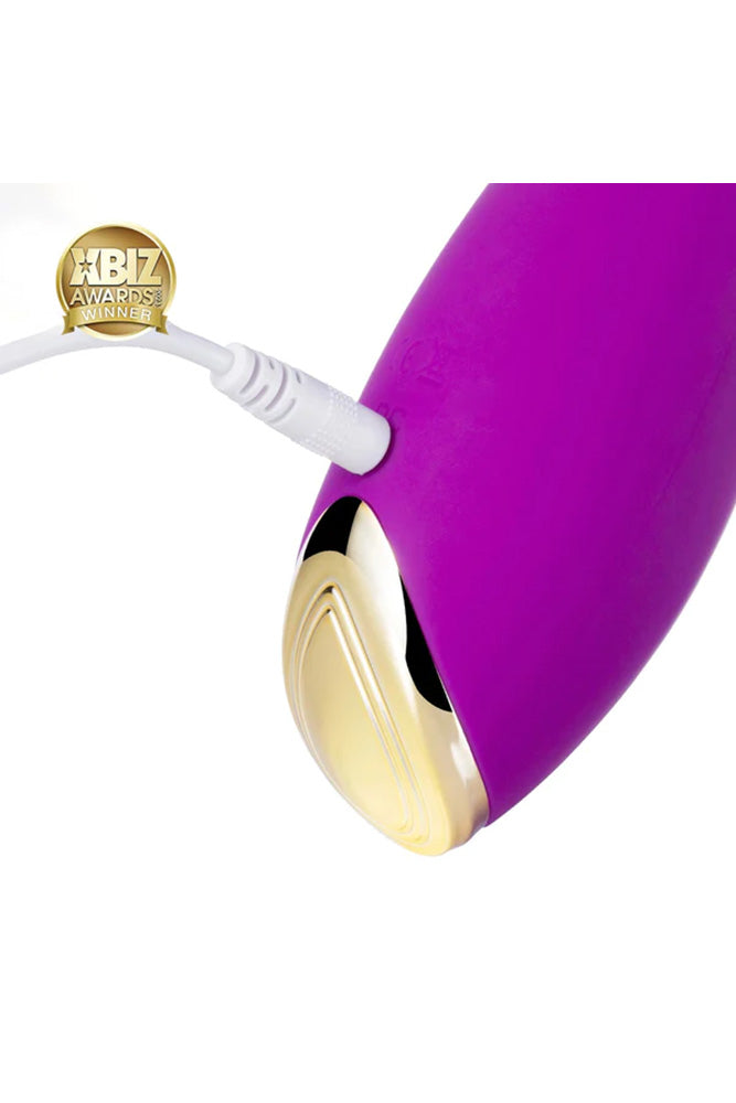 Honey Play Box - Seduction Suction Vibrator with Flickering Tongue - Purple - Stag Shop