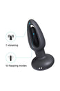 Honey Play Box - Snuggy Tapping Prostate Anal Plug Vibrator - Black - Stag Shop