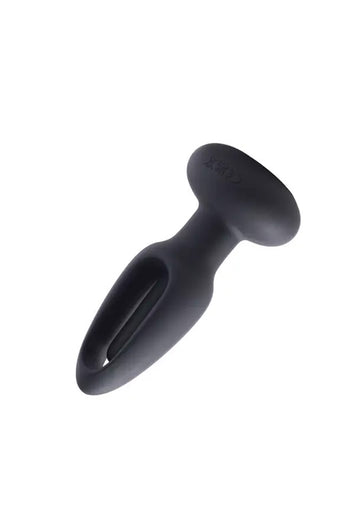 Honey Play Box - Snuggy Tapping Prostate Anal Plug Vibrator - Black - Stag Shop