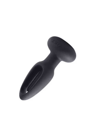 Honey Play Box - Snuggy Tapping Prostate Anal Plug Vibrator - Black - Stag Shop