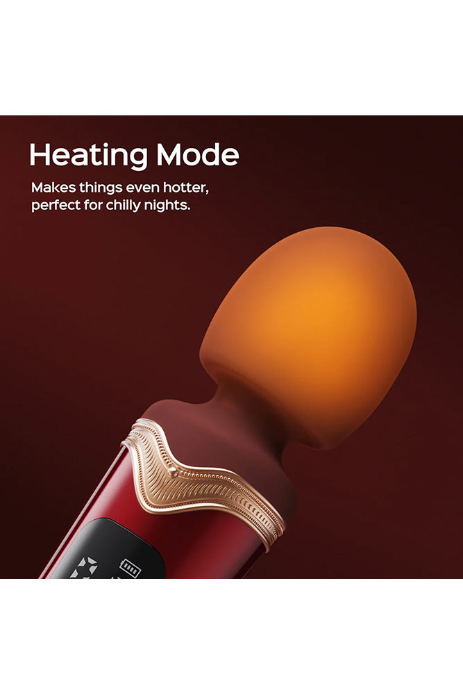 Honey Play Box - Stormi Heated Wand Massager With Protective Case - Bordeaux - Stag Shop