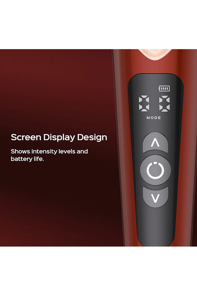 Honey Play Box - Stormi Heated Wand Massager With Protective Case - Bordeaux - Stag Shop